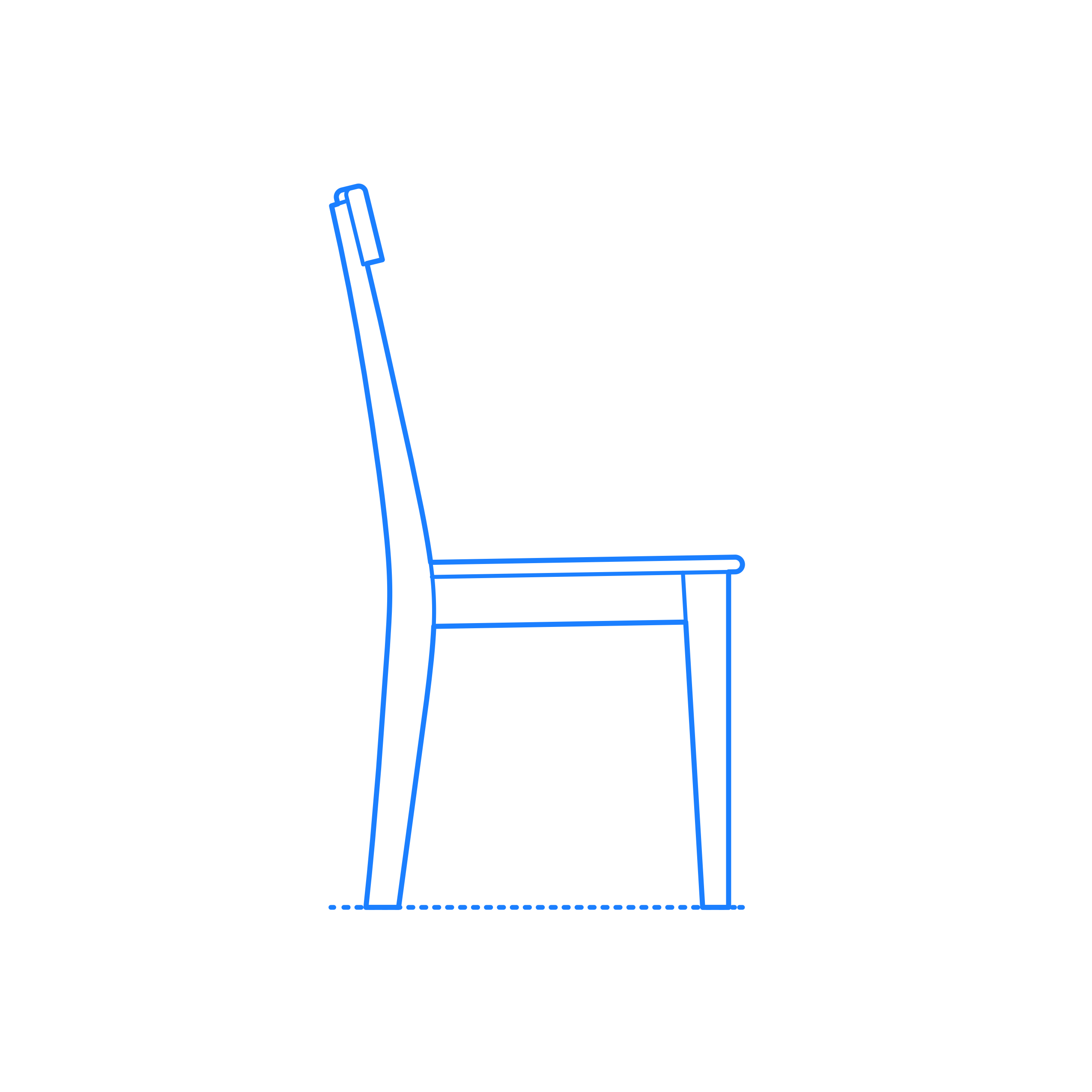 Furniture Side Chairs Ikea Ingolf Chair Outline Icon Svg Set Free Vectors